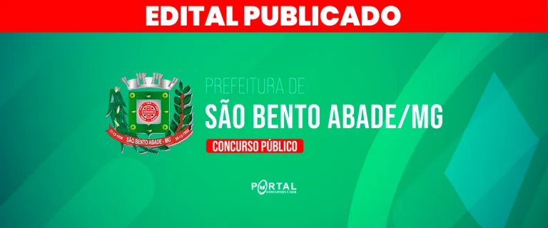 CONCURSO DE SÃO BENTO ABADE/MG