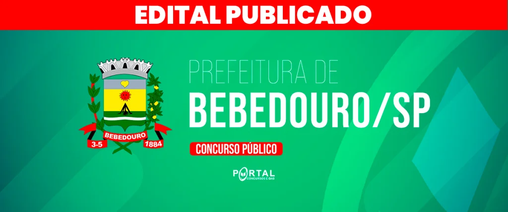 CONCURSO PREFEITURA DE BEBEDOURO/SP