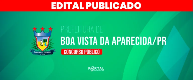CONCURSO DE BOA VISTA DA APARECIDA/PR