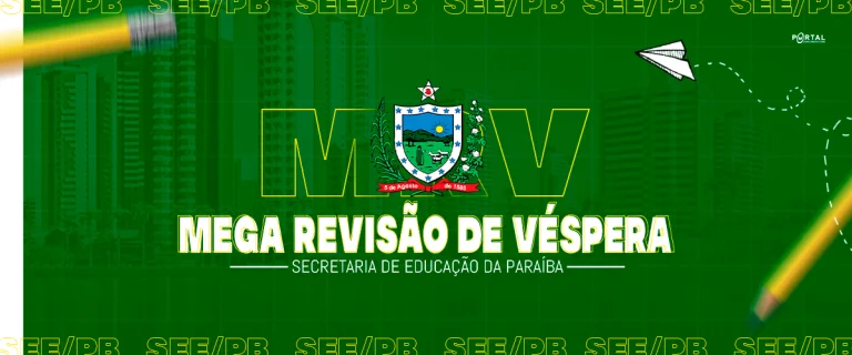MEGA REVISÃO DE VÉSPERA SEE/PB