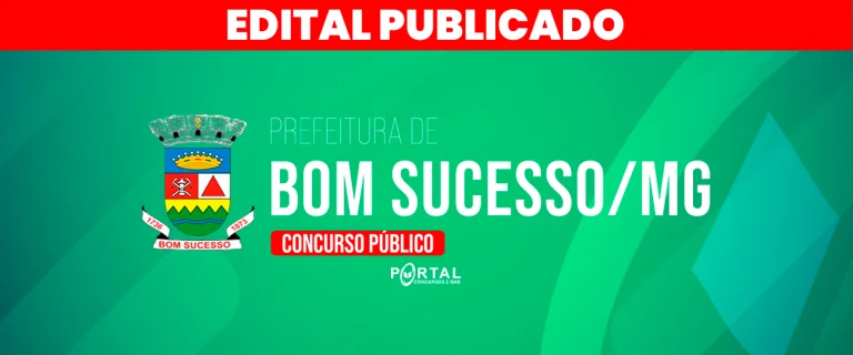 CONCURSO PREFEITURA DE BOM SUCESSO/MG