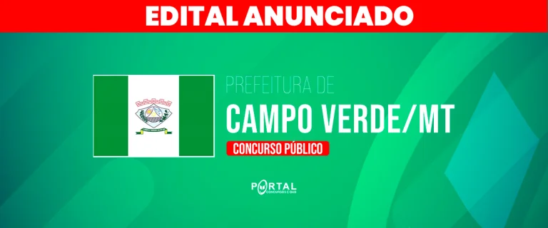 CONCURSO PREFEITURA DE CAMPO VERDE/MT