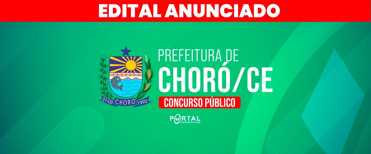 CONCURSO PREFEITURA DE CHORÓ/CE