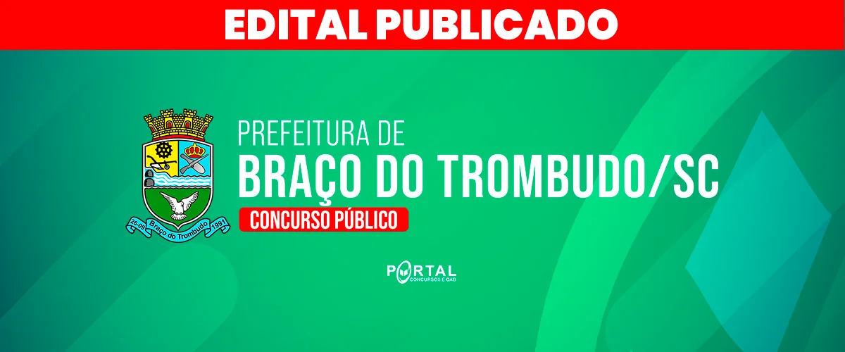 CONCURSO DE BRAÇO DO TROMBUDO/SC