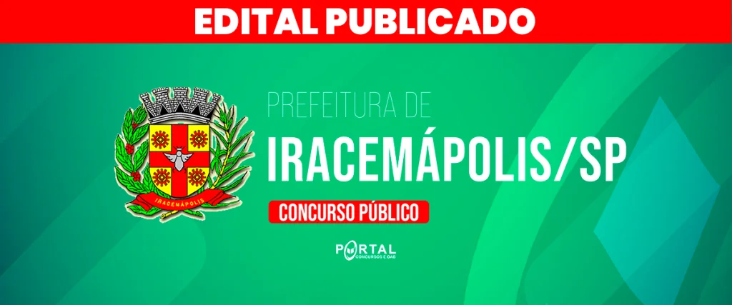 CONCURSO PREFEITURA DE IRACEMÁPOLIS/SP
