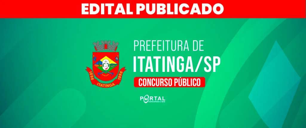 CONCURSO PREFEITURA DE ITATINGA/SP