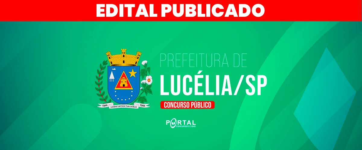 CONCURSO PREFEITURA DE LUCÉLIA/SP