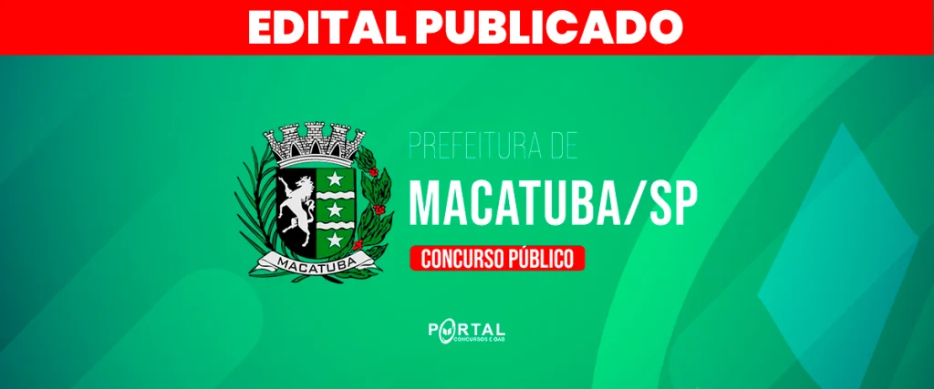 CONCURSO PREFEITURA DE MACATUBA/SP