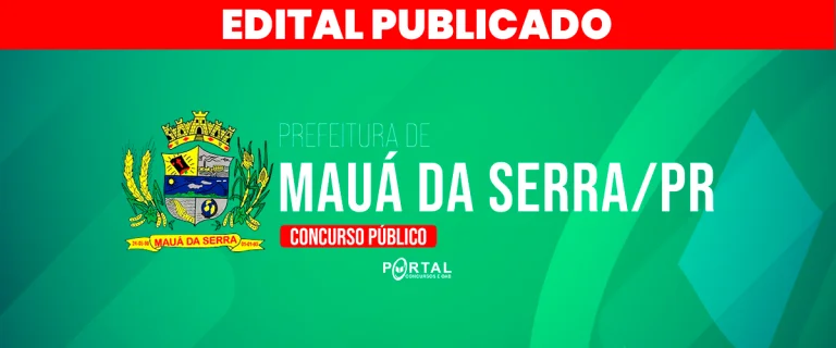 CONCURSO PREFEITURA DE MAUÁ DA SERRA/PR