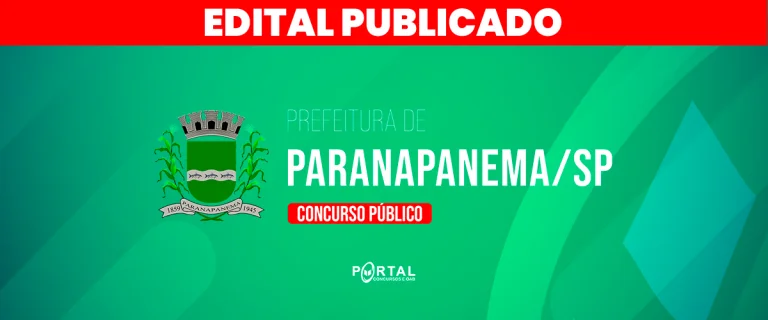 CONCURSO PREFEITURA DE PARANAPANEMA/SP