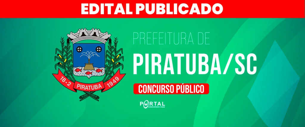 CONCURSO PREFEITURA DE PIRATUBA/SC