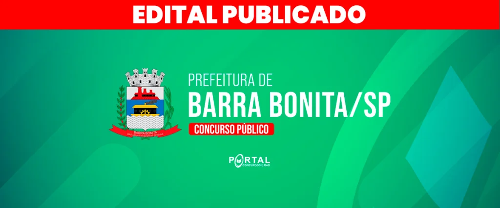 CONCURSO PREFEITURA DE BARRA BONITA/SP