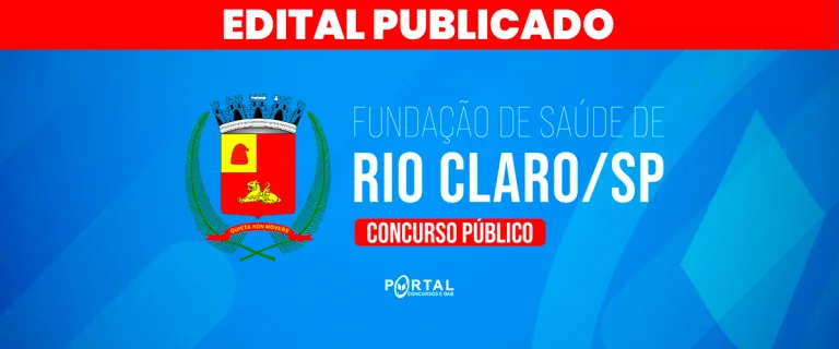CONCURSO FUNDAÇÃO DE SAÚDE DE RIO CLARO/SP