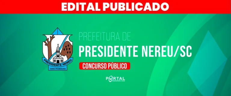 CONCURSO DE PRESIDENTE NEREU/SC
